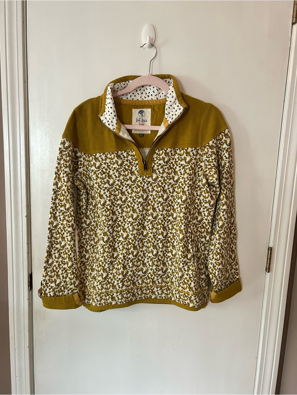 Fat Face mustard yellow lined jacket